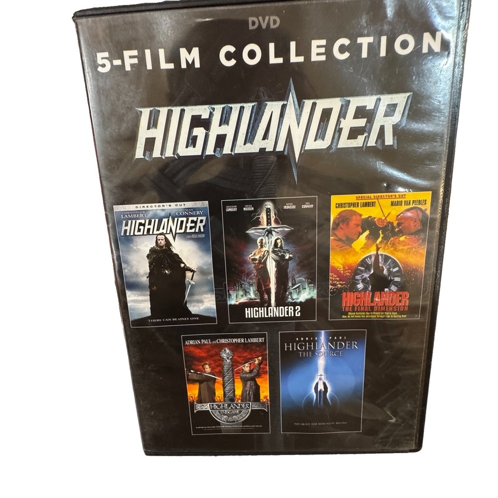 Highlander: 5-Film Collection (DVD, 2017) Sean Connery